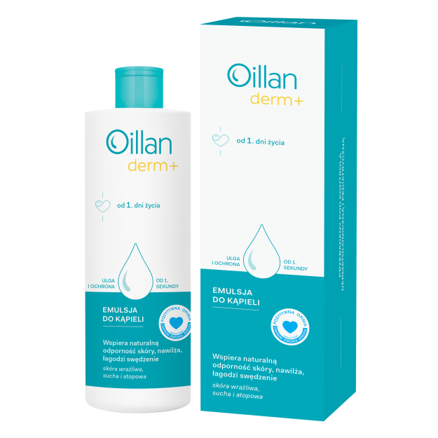 OILLAN DERM+ Emulsja do kąpieli 400 ml