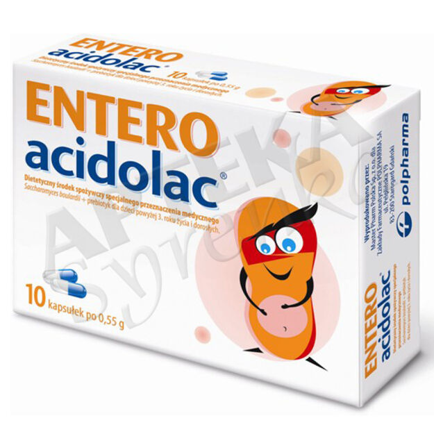 Entero Acidolac 550mg x 10 kapsułek