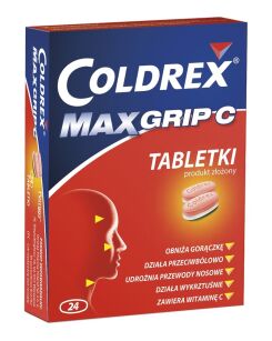 Coldrex MaxGrip C x 24 tabletki 