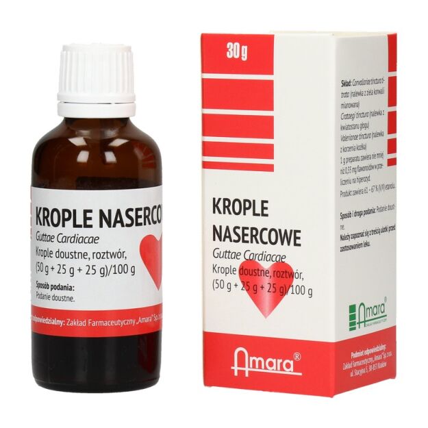 Krople nasercowe 30g AMARA