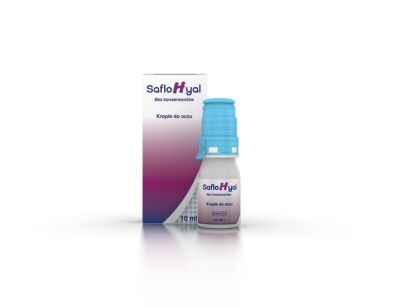 Saflohyal krople d/oczu 10 ml