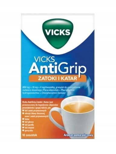 Vicks Antigrip Zatoki i Katar x 10sasz.