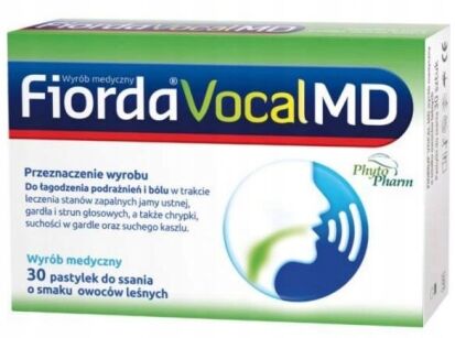 Fiorda Vocal MD owoce leśne 30 pastyl