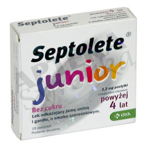 Septolete Junior Cherry x 18past.
