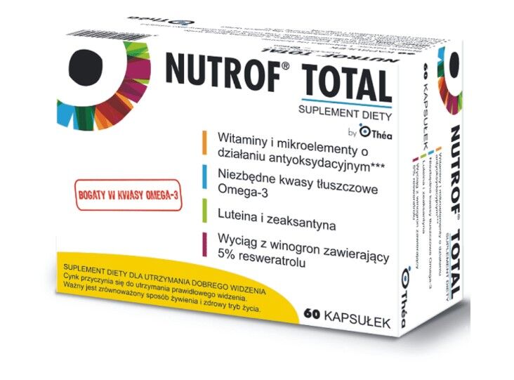 Nutrof Total z Wit.D3 x 60kaps