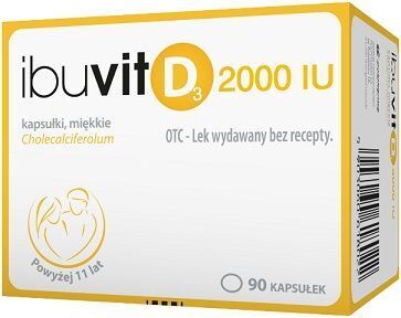 Ibuvit D3 2000j.m. x 90kaps.