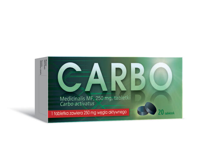 Carbo medicinalis x 20tabl. MEDIFARMA