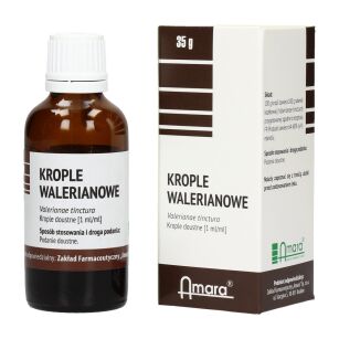 Krople walerianowe 35g AMARA