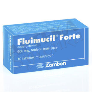 Fluimucil 600mg x 10tabl.mus.