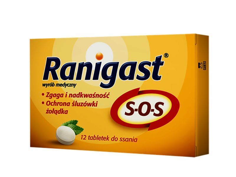 Ranigast SOS x 12tabl.do ssania