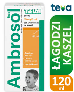 Ambrosol 15mg/5ml syrop 120ml