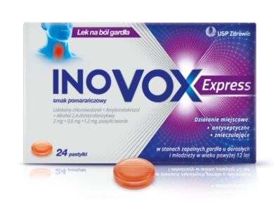 Inovox Express pomarań x 24 pastyl
