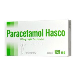 Paracetamol czopki 125mg x 10czop. HASCO