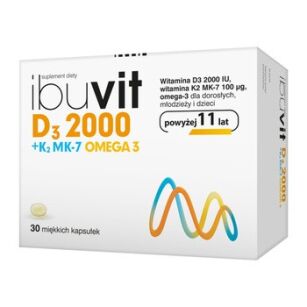 Ibuvit D3 2000 + K2 MK-7 Omega3 x 30kaps. 