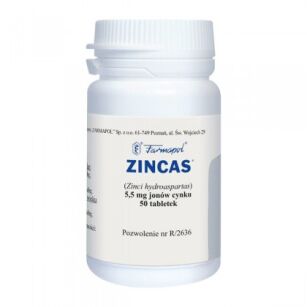 Zincas 5,5mg x 50tabl.