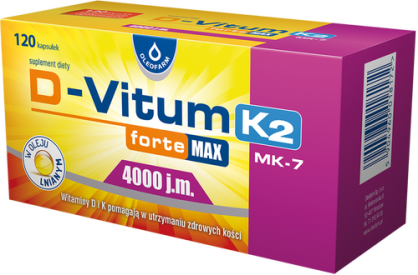 D-Vitum Forte Max 4000j.m.+ K2 x 120kaps.