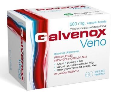 Galvenox Veno 500mg x 60kaps.