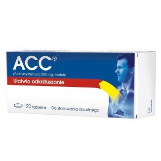 ACC Max 200mg x 20tabl.mus.