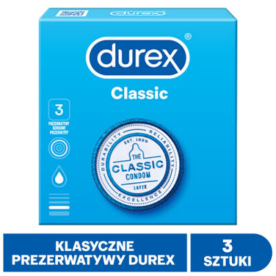 Prez. DUREX Clasic x 3szt.