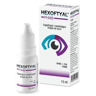 Hexoftyal PHMB krop.do oczu 15 ml