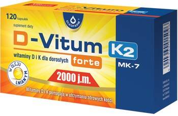 D-Vitum Forte 2000j.m.+ K2 x 120kaps.