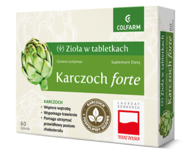 Karczoch Forte x 60tabl. COLFARM