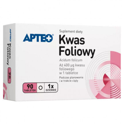 Kwas foliowy APTEO 90 tabletek