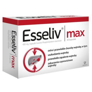 Esseliv Max 450mg x 30kaps.