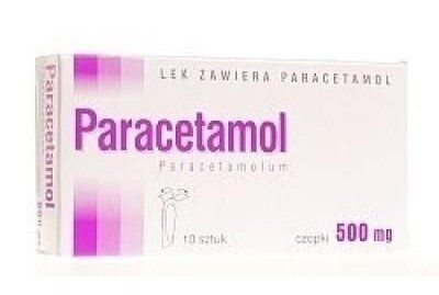 Paracetamol czopki 500mg x 10czop. HASCO