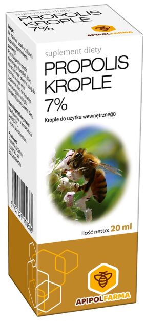 Propolis krople 7% krop.doustne 20 ml