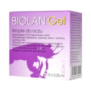 Biolan Gel 0.3%  x 10minims.