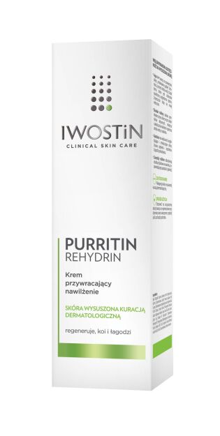 IWOSTIN PURRITIN REHYDRIN KREM PRZYWRACAJĄCY NAWILŻENIE 40 ML