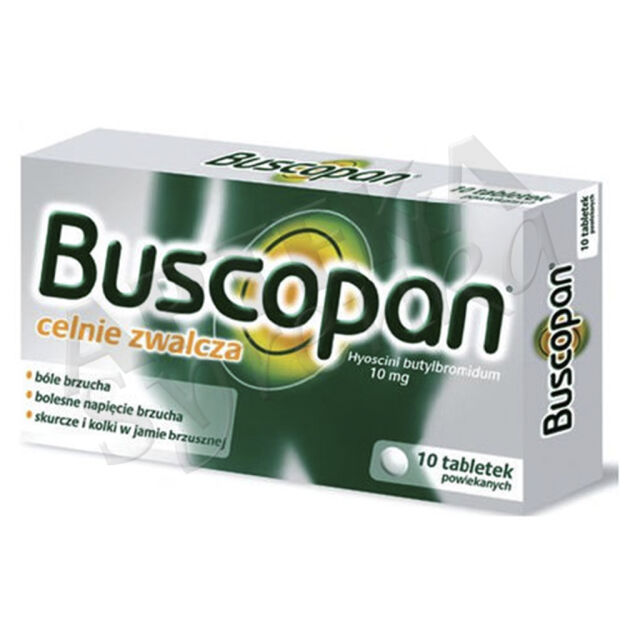 Buscopan 10mg x 10 tabletek