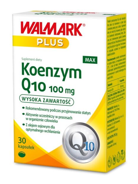 Koenzym Q10 100mg MAX x 30kaps.