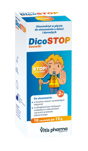 Dicostop płyn x 10 sasz.