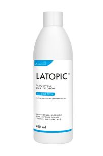 LATOPIC Żel do mycia ciała i włosów 400ml