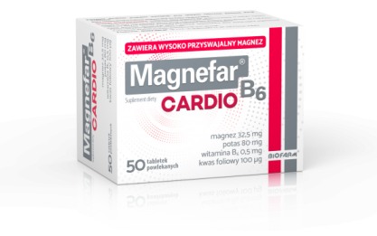 Magnefar B6 Cardio x 60 tabletek