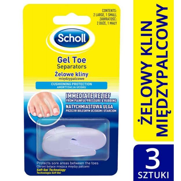 SCHOLL Gelactiv - Kliny międzypalcowe 3szt