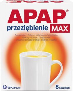 APAP przeziębienie Max 8 sasz