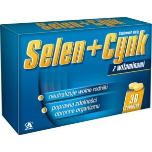 Selen+Cynk z wit. x 30tabl. AFLOFARM