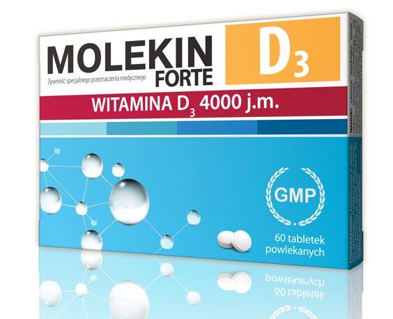 Molekin D3 Forte 4000j x 60 tabl.