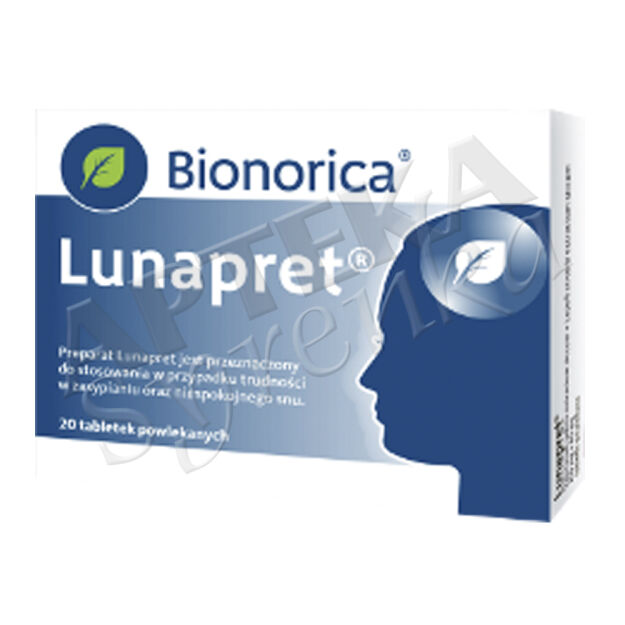 Lunapret 250mg+60mg x 20tabl.