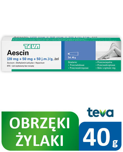 Aescin żel 40g