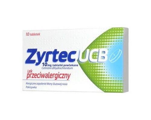 Zyrtec UCB 10mg x 10tabl. 