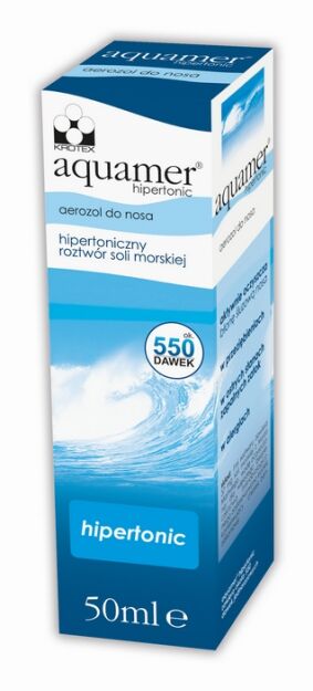 Aquamer Hipertonic Aerozol do nosa x 50ml