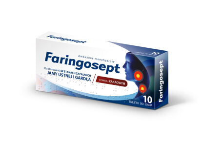 Faringosept 10 mg 10 tabletki do ssania