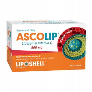 Ascolip Liposomal Vitamin C 500 mg wiśnia