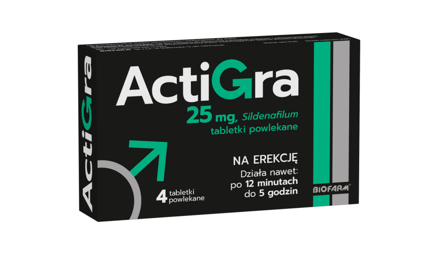 Actigra 25mg x 4tabl.