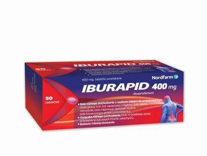 Iburapid tabletki powl. 0,4 g 50 tabletki 