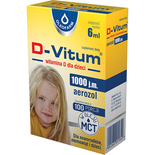 D-Vitum 1000j.m. aerozol x 6ml